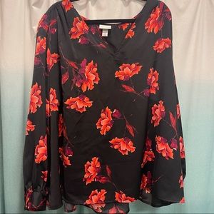 Floral Silky Shirt